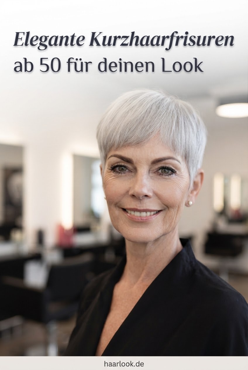 Elegante Kurzhaarfrisuren ab 50 für deinen Look