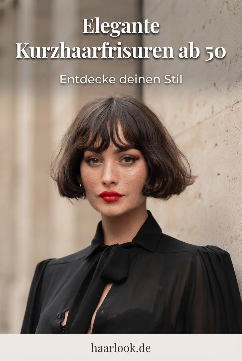 Elegante Kurzhaarfrisuren ab 50