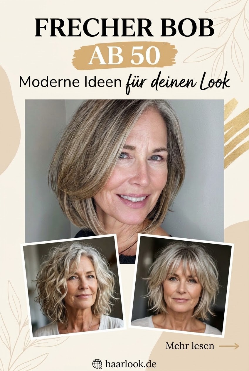 Frecher Bob ab 50 moderne Ideen für deinen Look