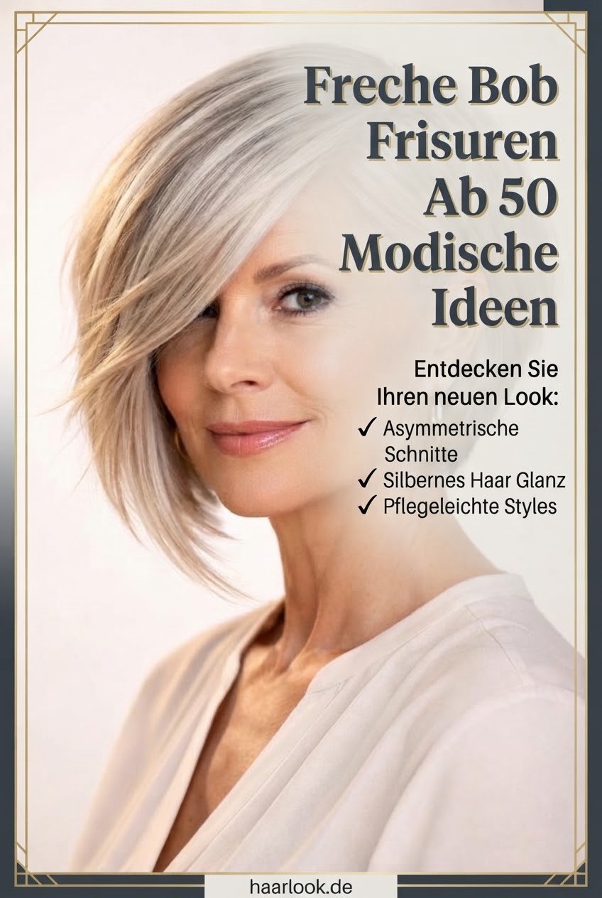 Freche Bob Frisuren Ab 50 Modische Ideen
