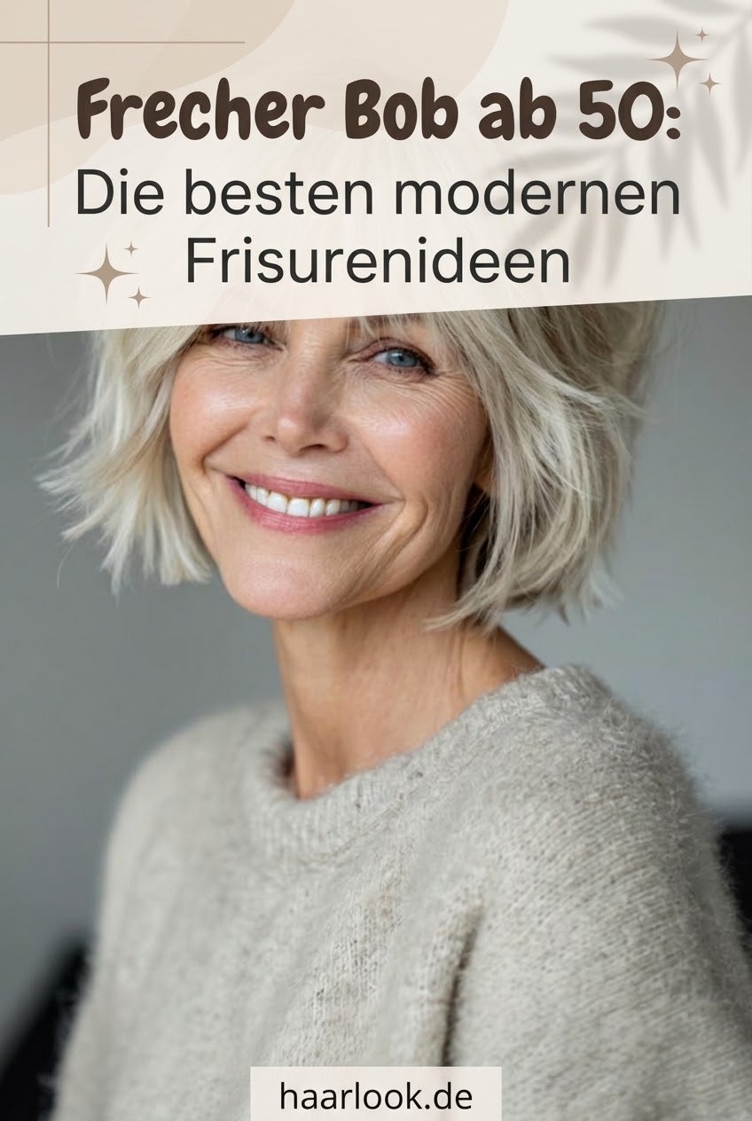 Frecher Bob ab 50: Die besten modernen Frisurenideen