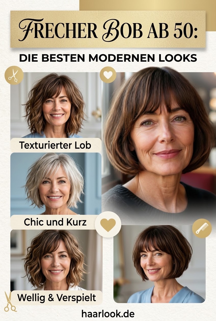 Frecher Bob ab 50: Die besten modernen Looks