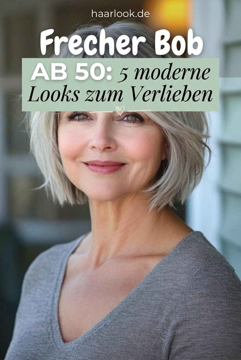 Frecher Bob ab 50: 5 moderne Looks zum Verlieben
