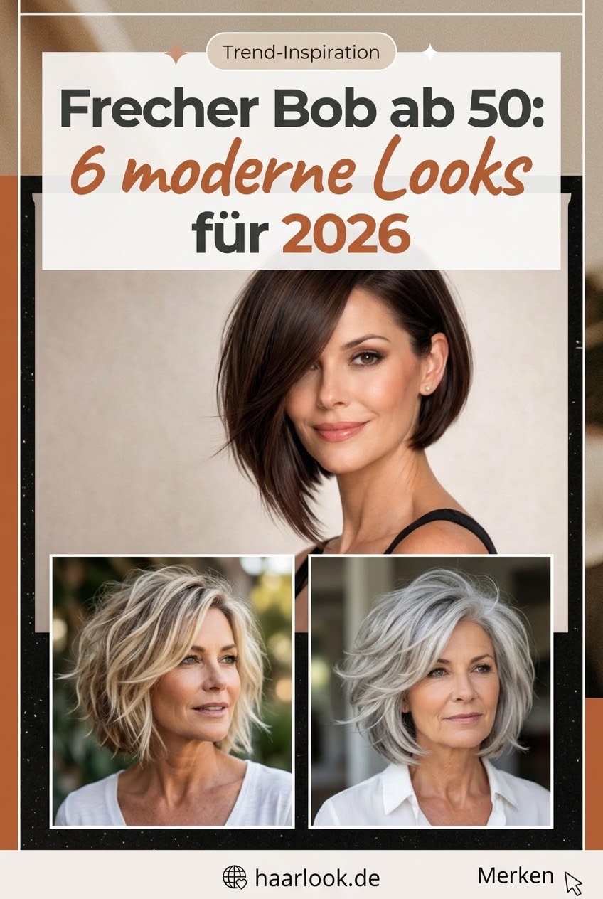Frecher Bob ab 50: 6 moderne Looks für 2026