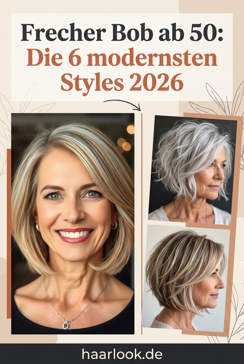 Frecher Bob ab 50: Die 6 modernsten Styles 2026