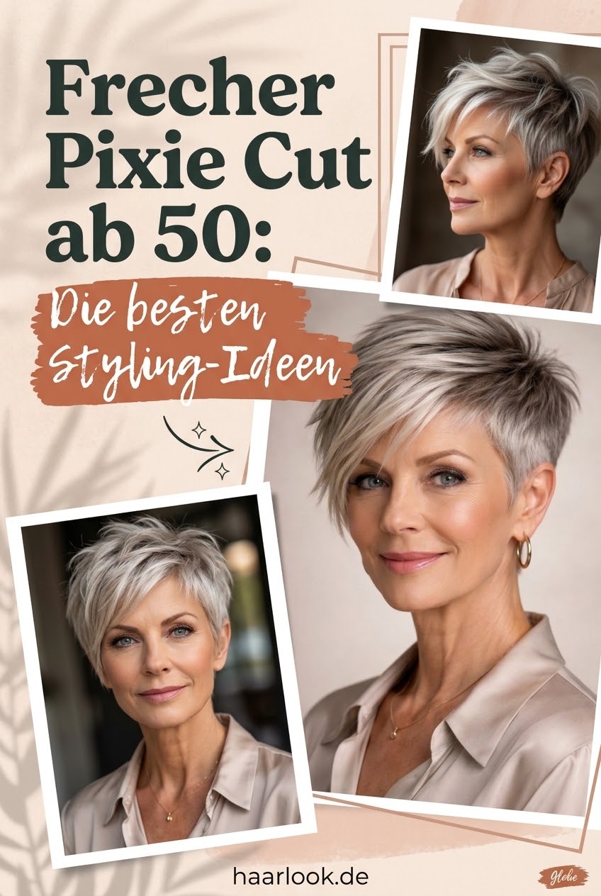 Frecher Pixie Cut ab 50: Die besten Styling-Ideen