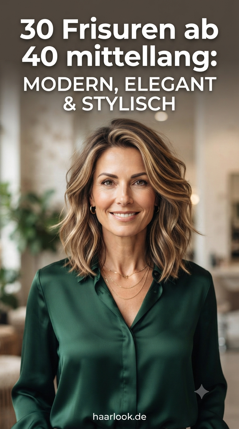 30 Frisuren ab 40 mittellang: Modern, Elegant & Stylisch