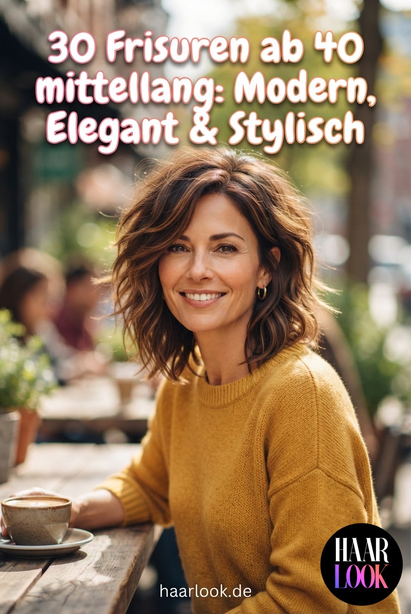 30 Frisuren ab 40 mittellang: Modern, Elegant & Stylisch