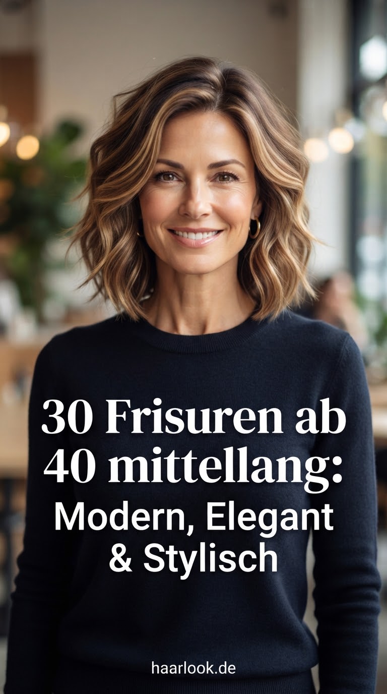 30 Frisuren ab 40 mittellang: Modern, Elegant & Stylisch