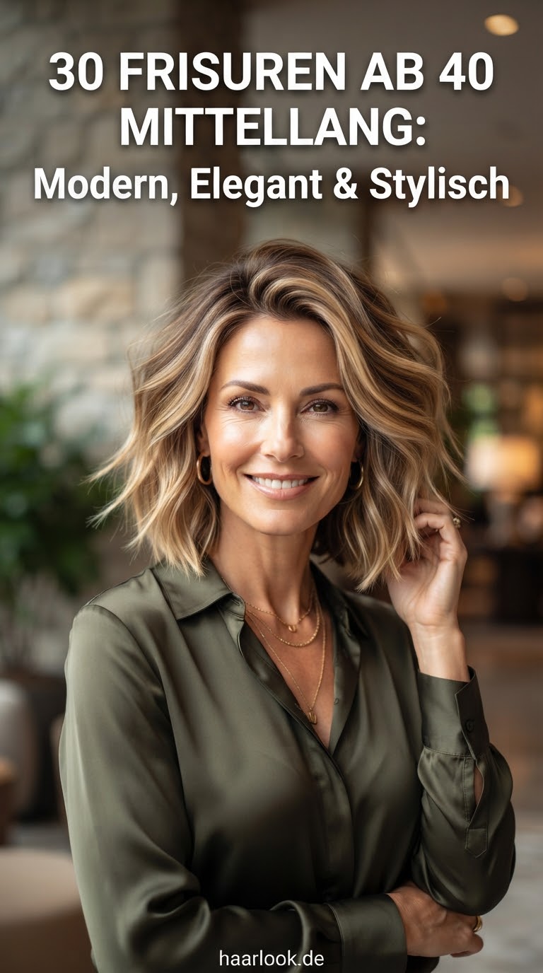 30 Frisuren ab 40 mittellang: Modern, Elegant & Stylisch