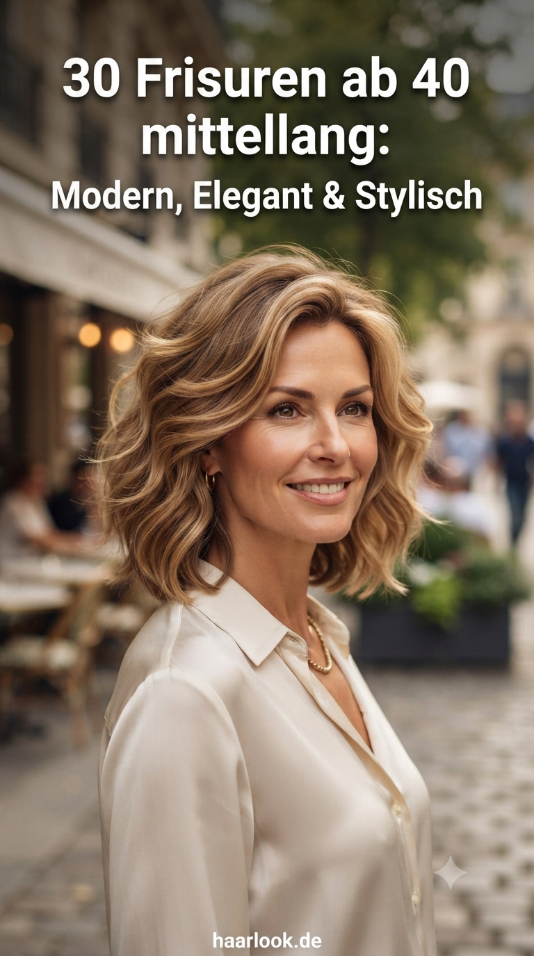 30 Frisuren ab 40 mittellang: Modern, Elegant & Stylisch