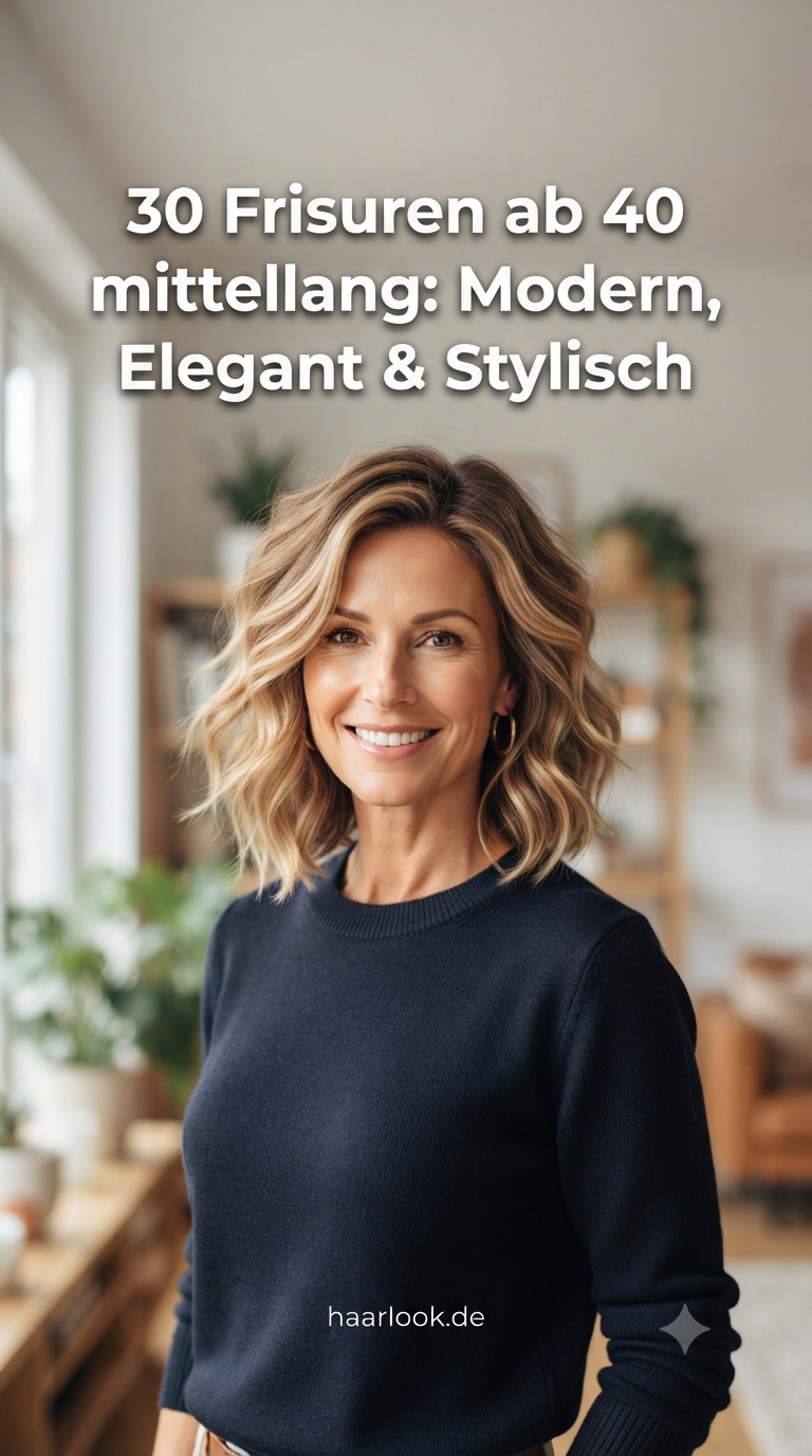 30 Frisuren ab 40 mittellang: Modern, Elegant & Stylisch