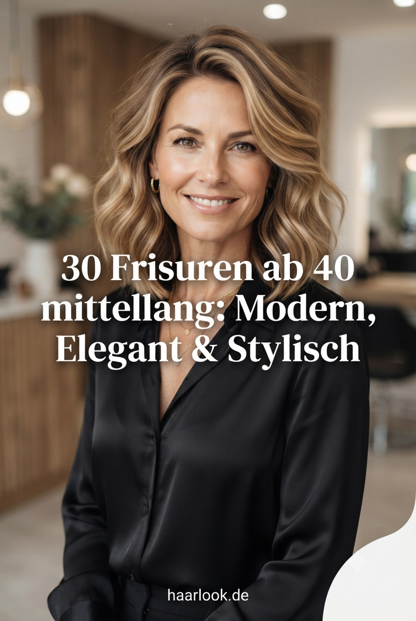 30 Frisuren ab 40 mittellang: Modern, Elegant & Stylisch