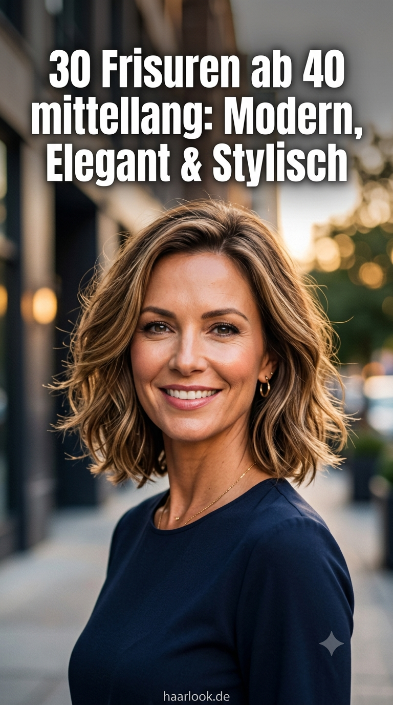 30 Frisuren ab 40 mittellang: Modern, Elegant & Stylisch