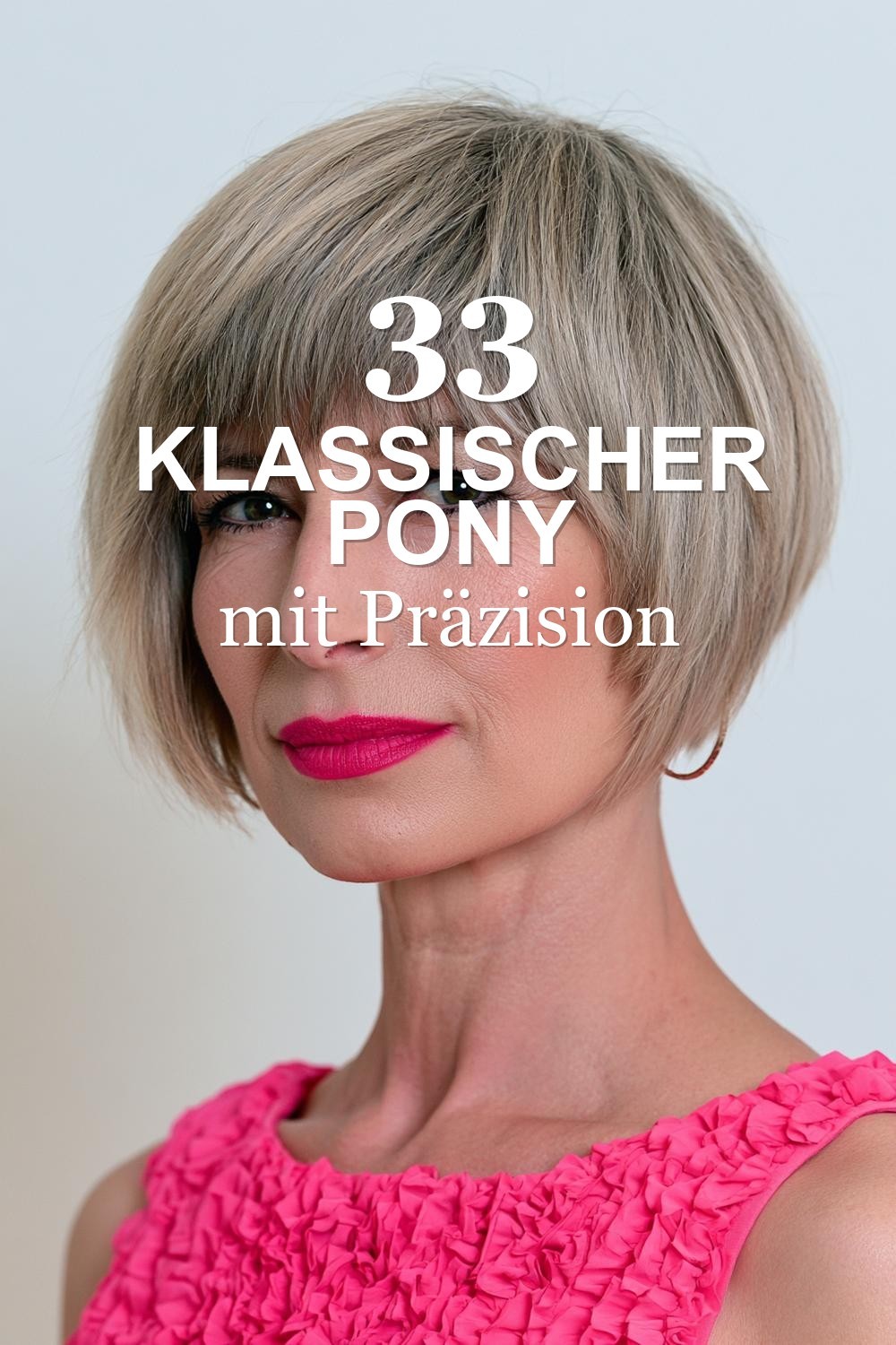 Klassischer Pony mit Präzision