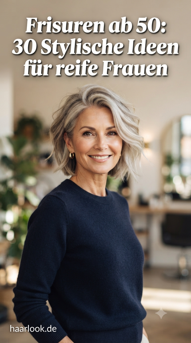 Frisuren ab 50: 30 Stylische Ideen für reife Frauen