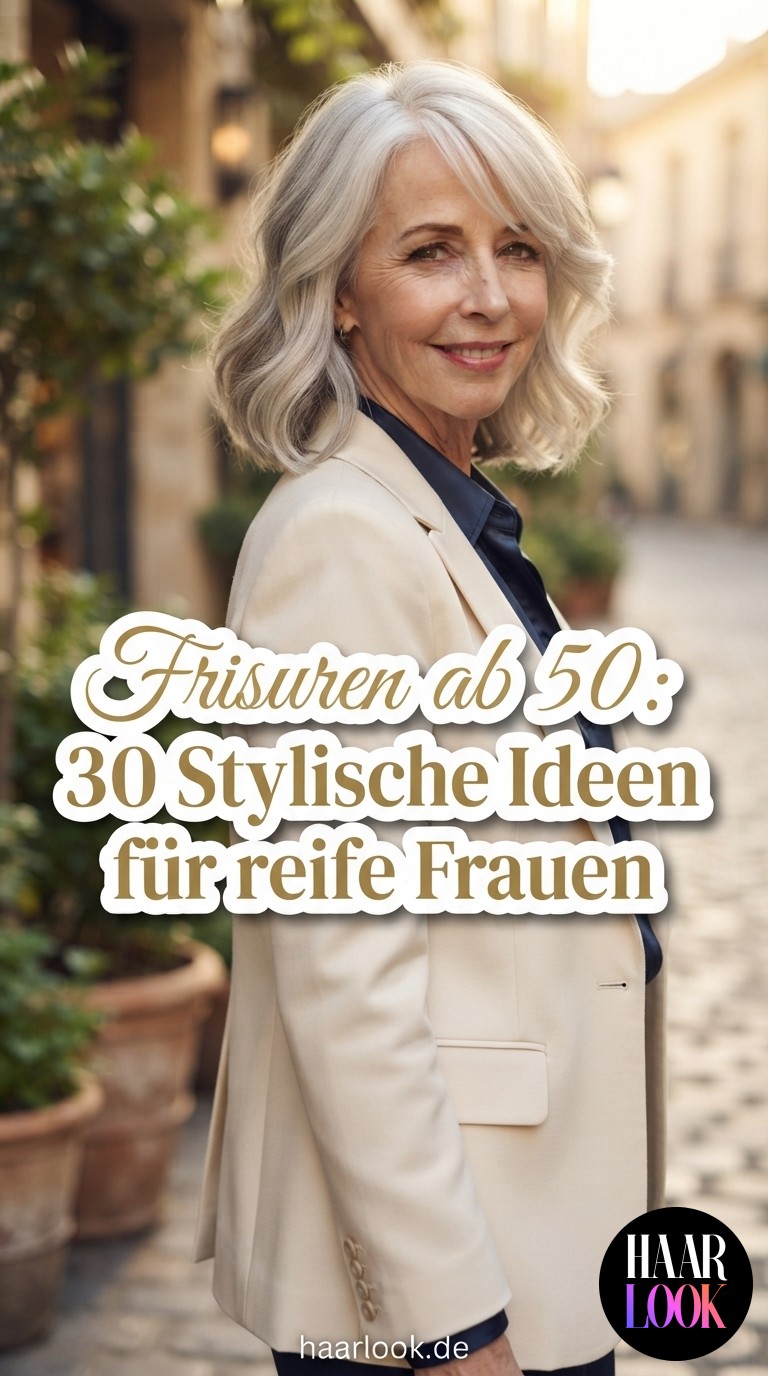 Frisuren ab 50: 30 Stylische Ideen für reife Frauen