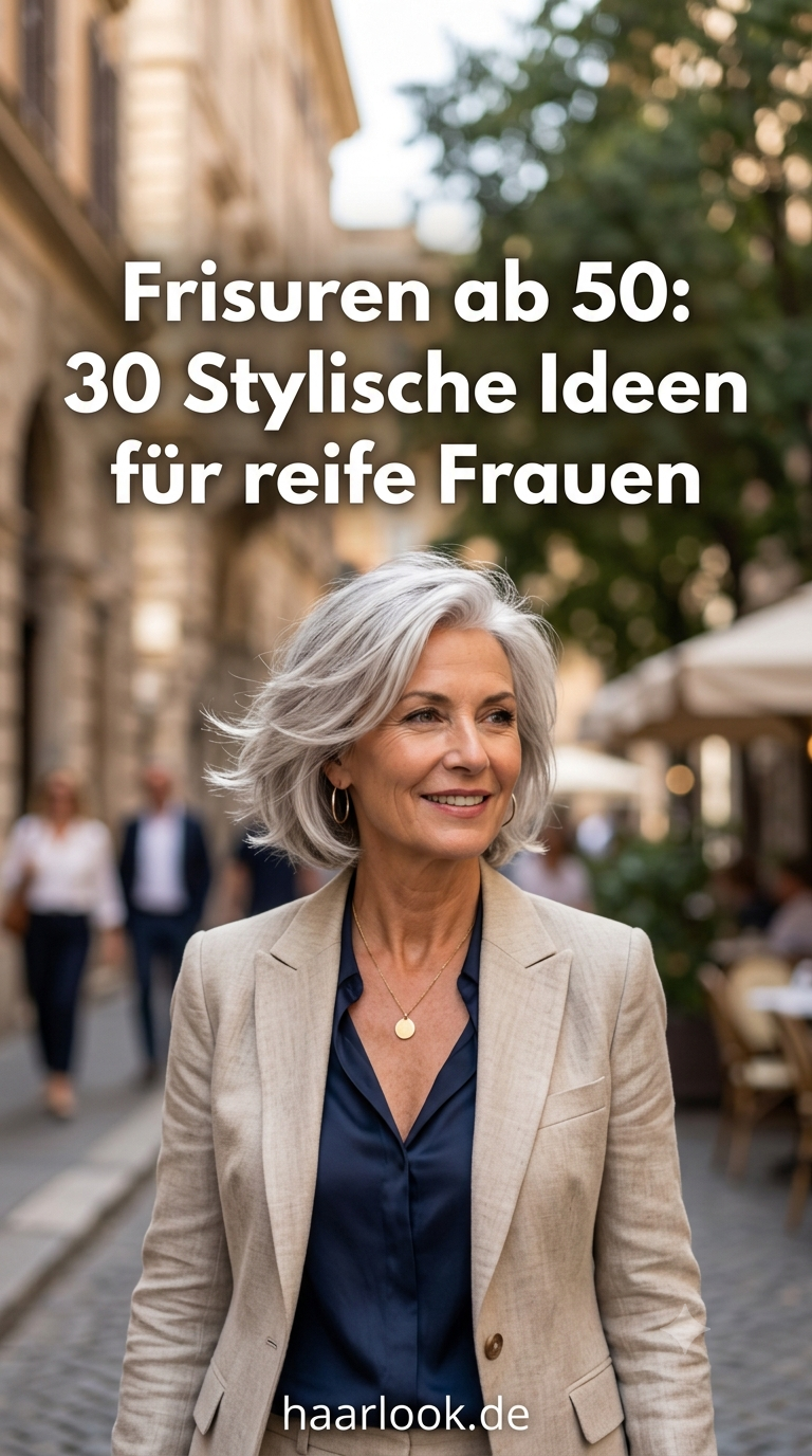 Frisuren ab 50: 30 Stylische Ideen für reife Frauen