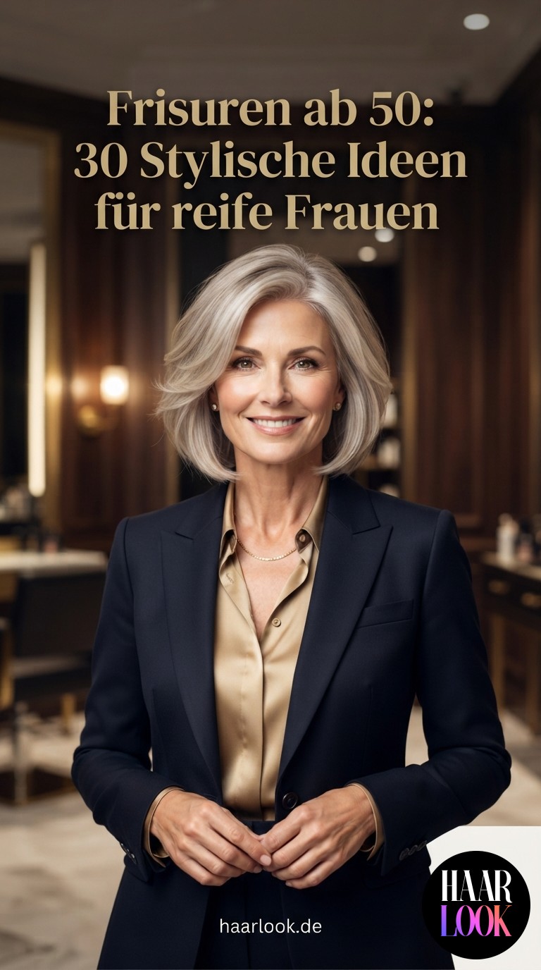 Frisuren ab 50: 30 Stylische Ideen für reife Frauen