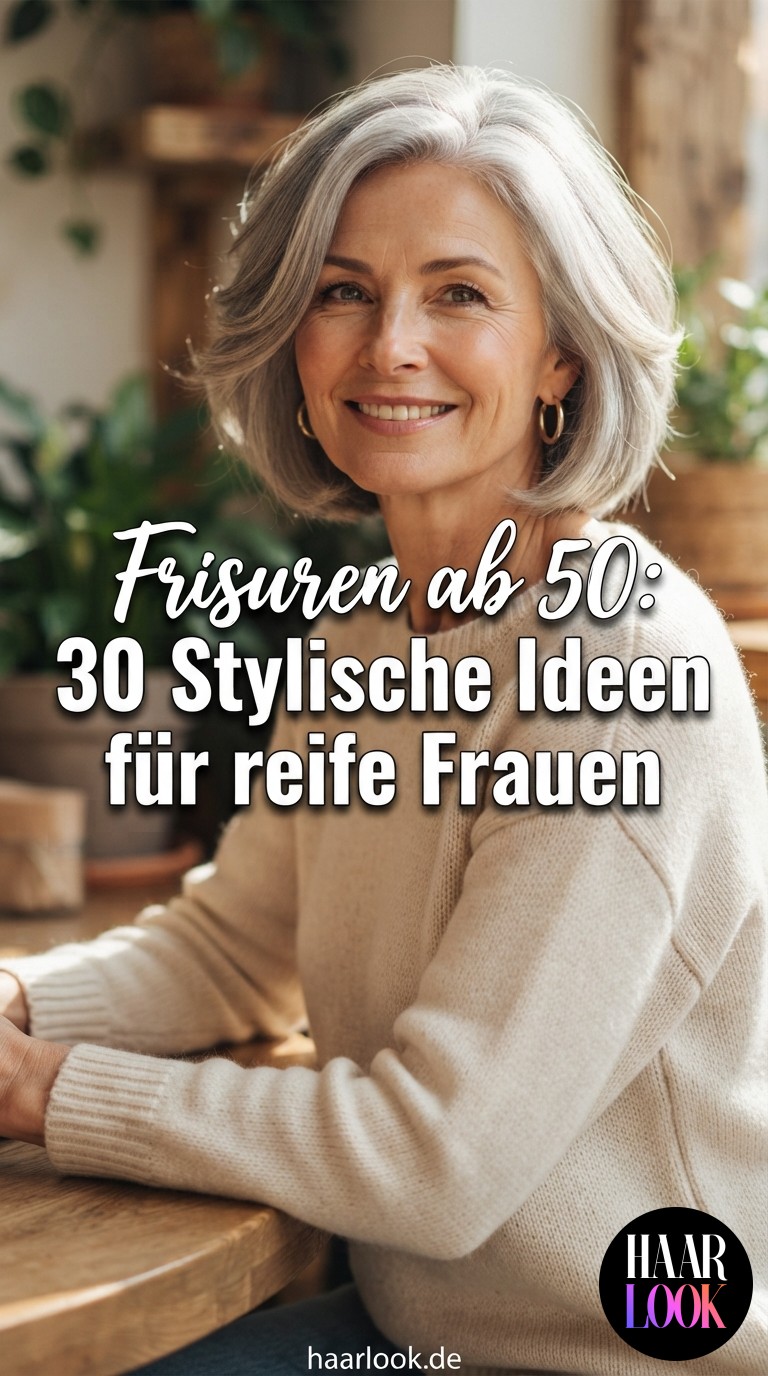 Frisuren ab 50: 30 Stylische Ideen für reife Frauen