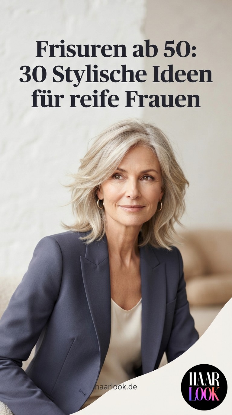 Frisuren ab 50: 30 Stylische Ideen für reife Frauen