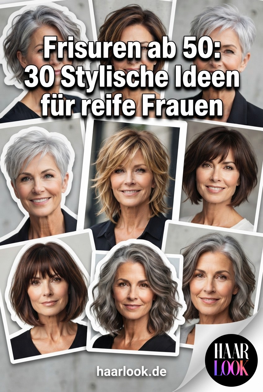 Frisuren ab 50: 30 Stylische Ideen für reife Frauen