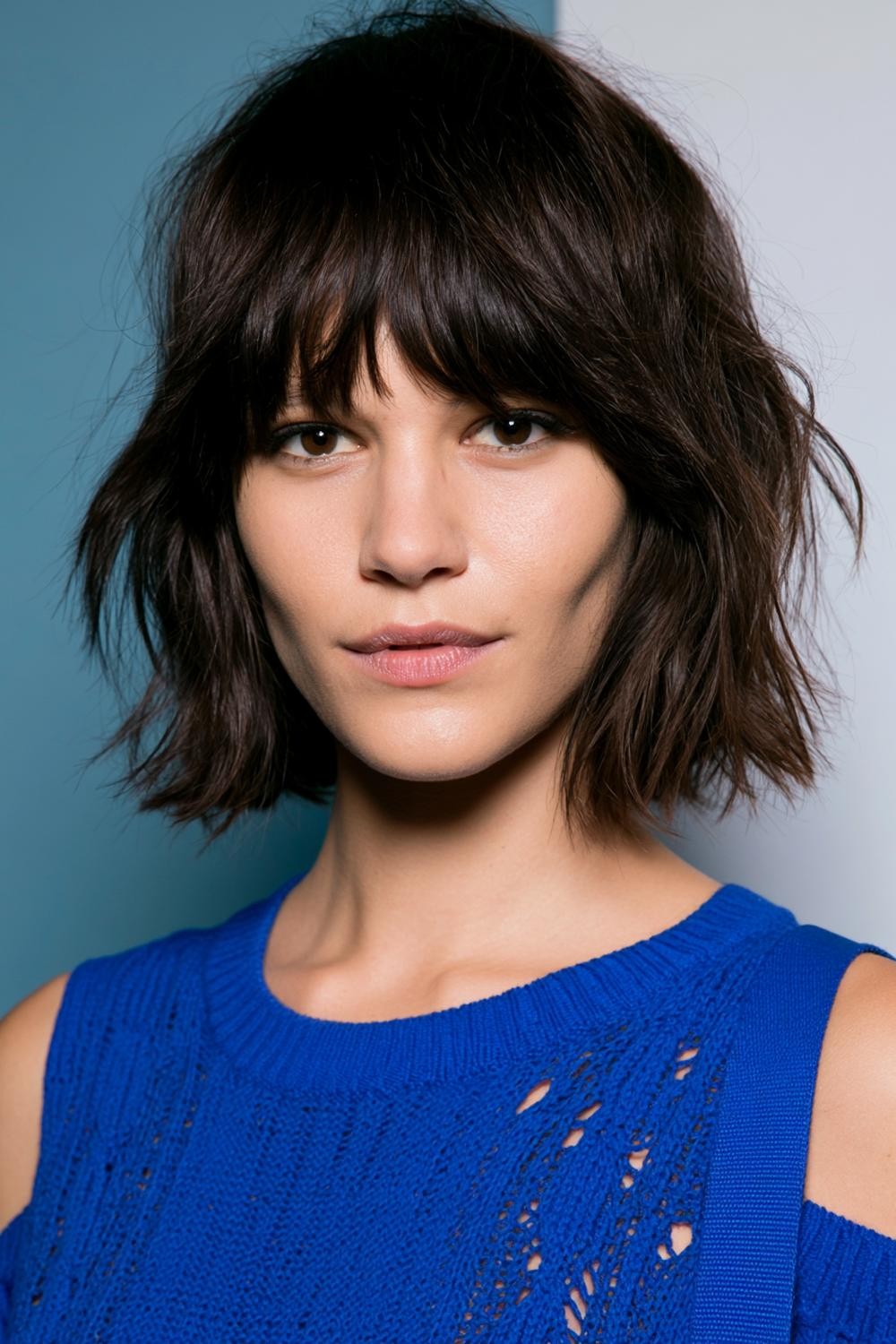 Stufiger Bob mit Pony