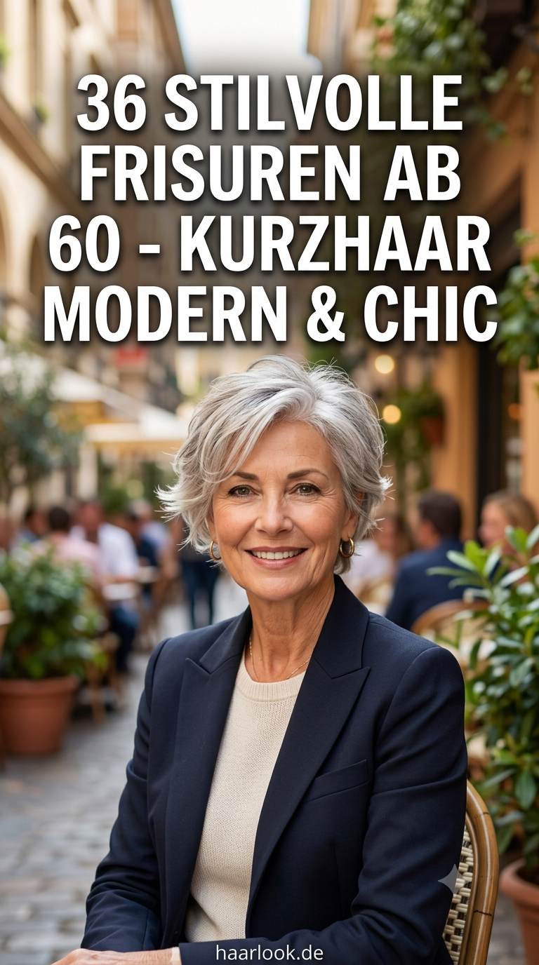 36 Stilvolle Frisuren ab 60 - Kurzhaar modern & chic