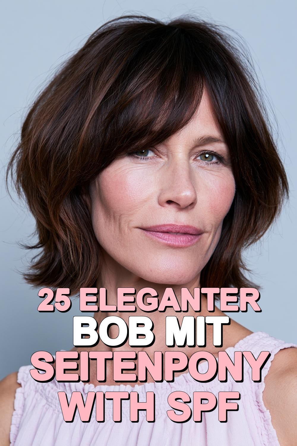Eleganter Bob mit Seitenpony