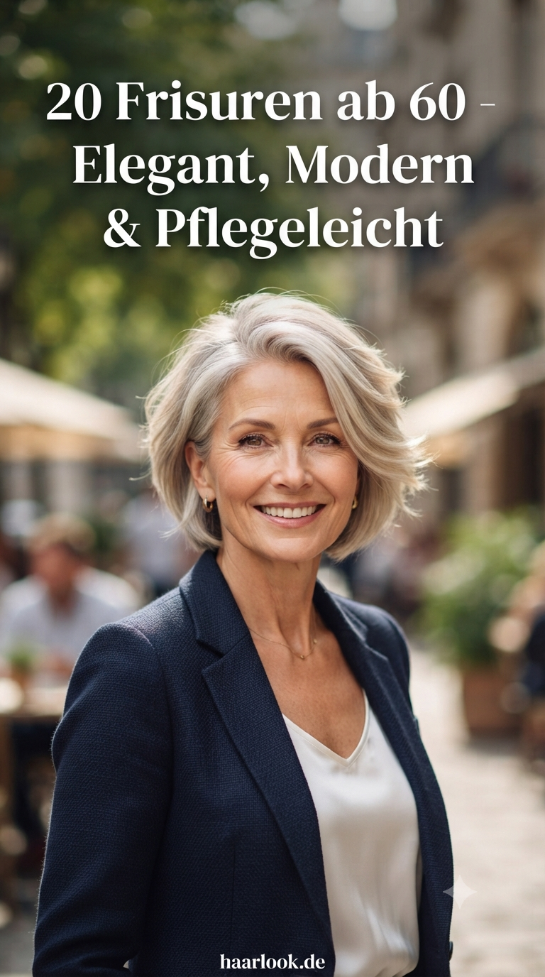 20 Frisuren ab 60 - Elegant, Modern & Pflegeleicht