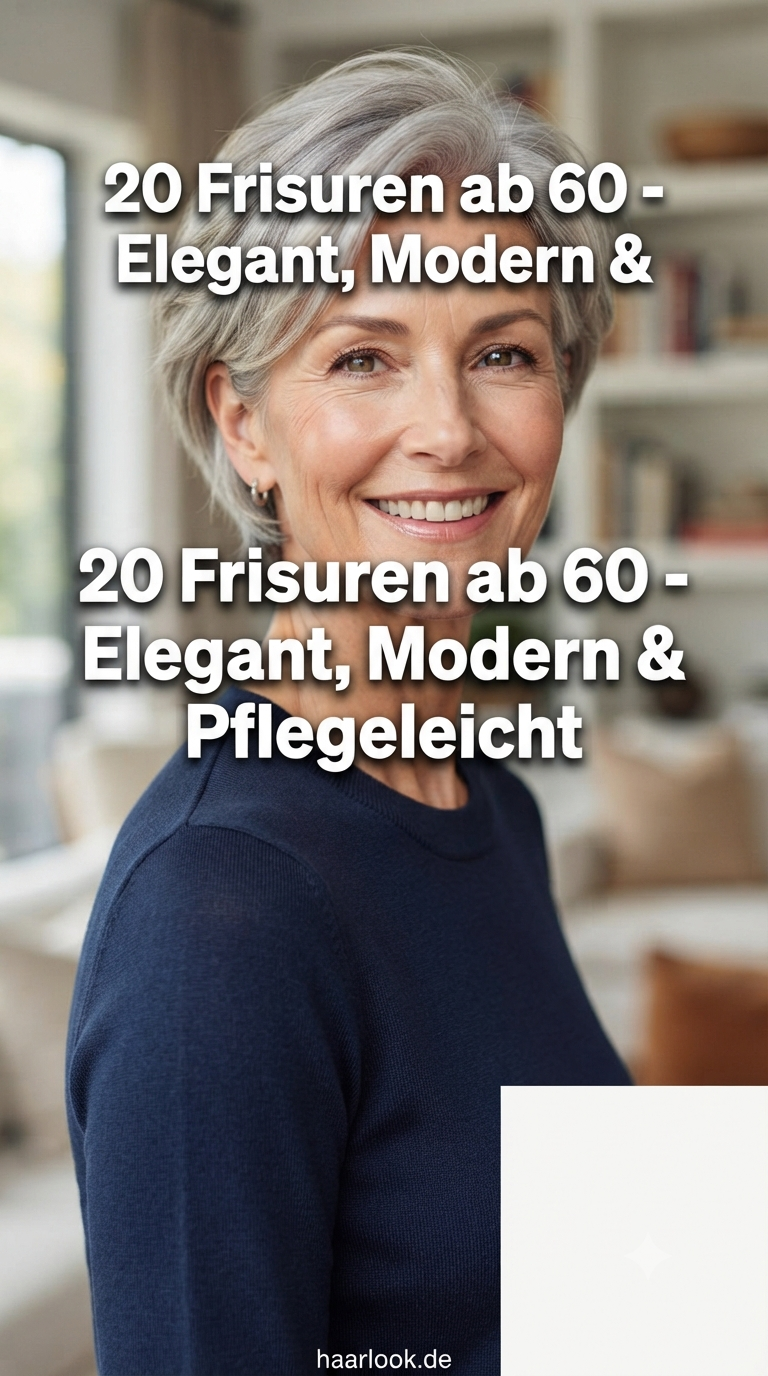 20 Frisuren ab 60 - Elegant, Modern & Pflegeleicht