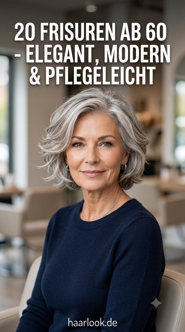 20 Frisuren ab 60 - Elegant, Modern & Pflegeleicht
