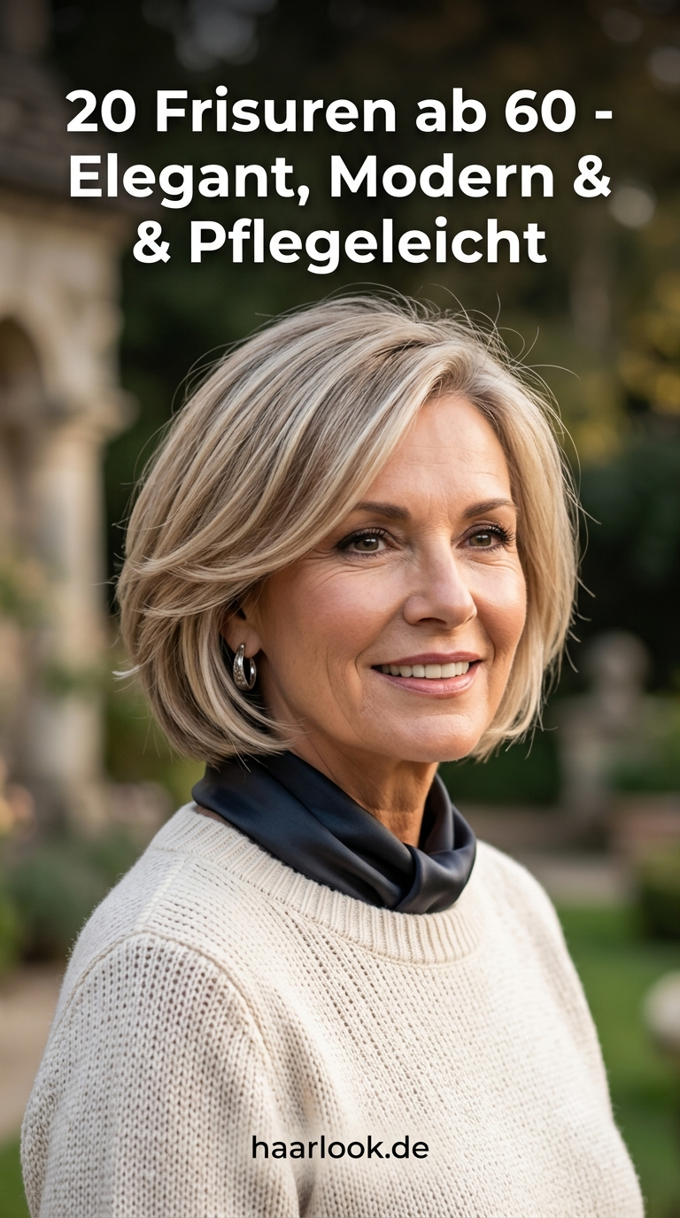 20 Frisuren ab 60 - Elegant, Modern & Pflegeleicht