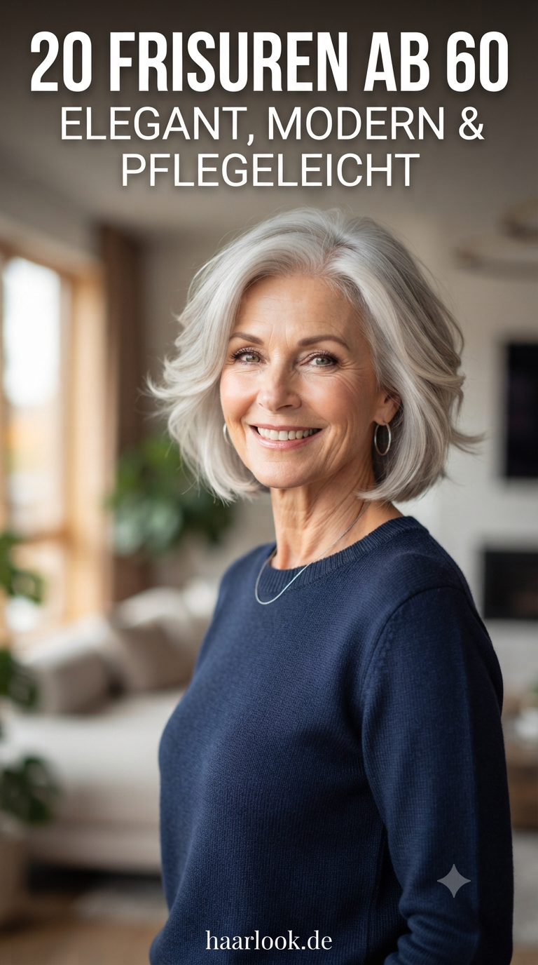 20 Frisuren ab 60 - Elegant, Modern & Pflegeleicht