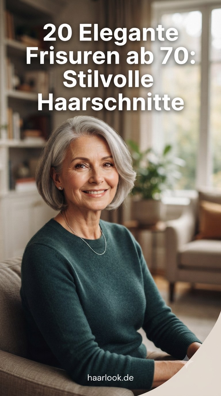 20 Elegante Frisuren ab 70: Stilvolle Haarschnitte