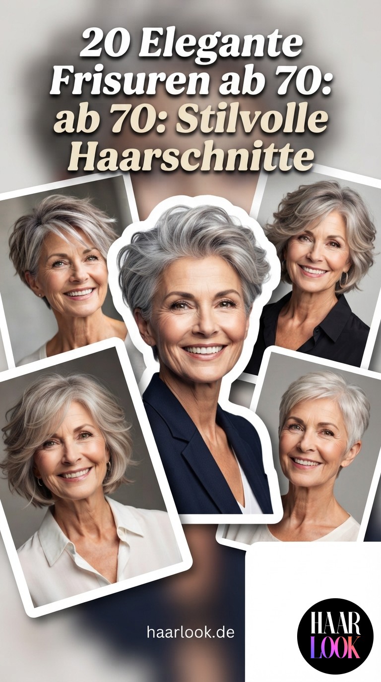 20 Elegante Frisuren ab 70: Stilvolle Haarschnitte