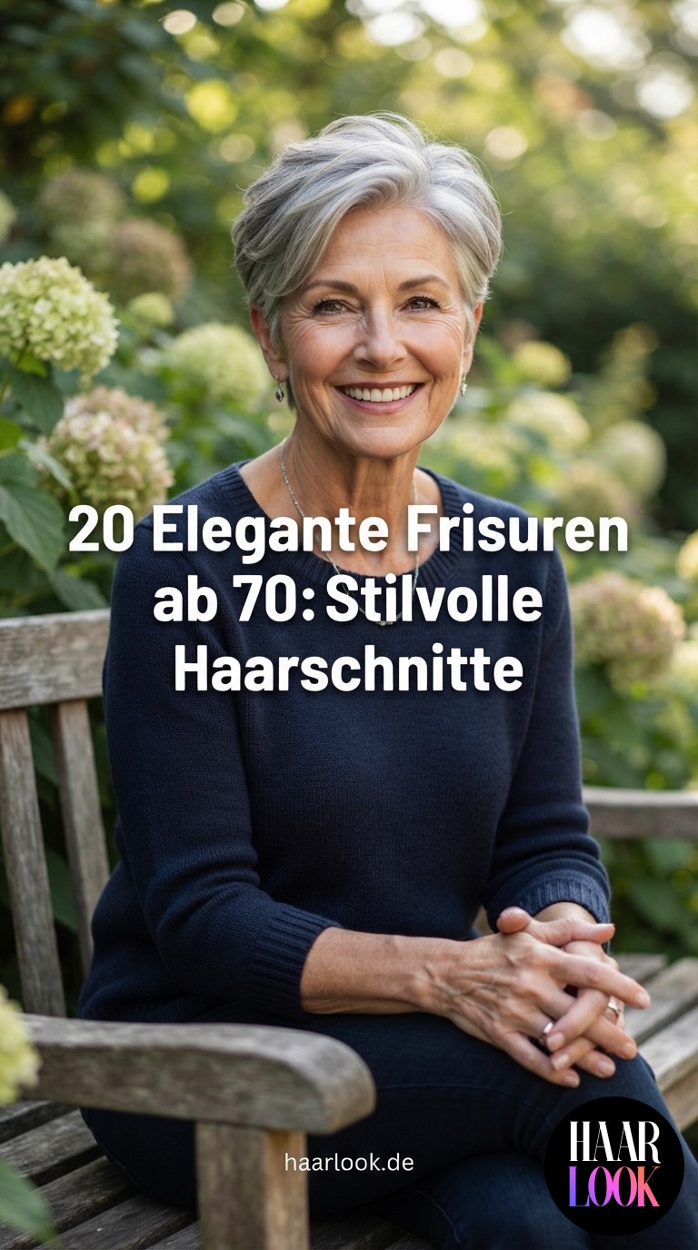 20 Elegante Frisuren ab 70: Stilvolle Haarschnitte