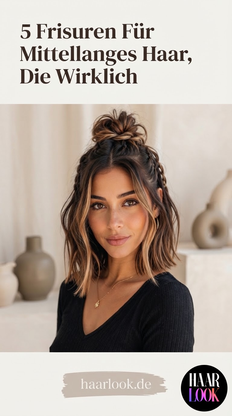 5 Frisuren Für Mittellanges Haar, Die Wirklich
