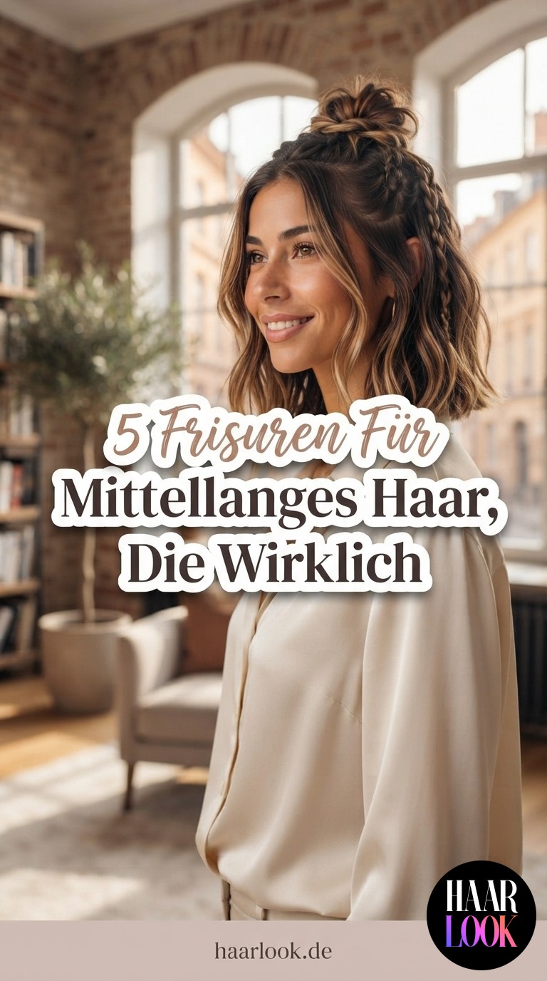 5 Frisuren Für Mittellanges Haar, Die Wirklich