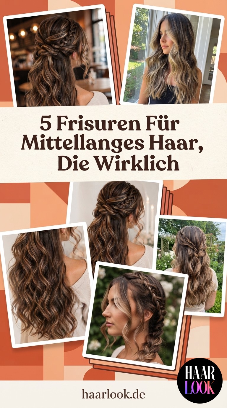 5 Frisuren Für Mittellanges Haar, Die Wirklich