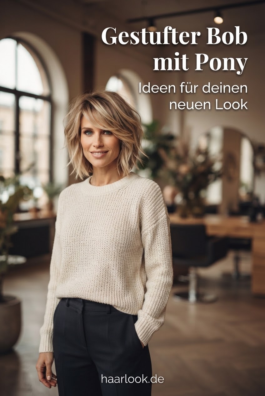 Gestufter Bob mit Pony Ideen für deinen neuen Look