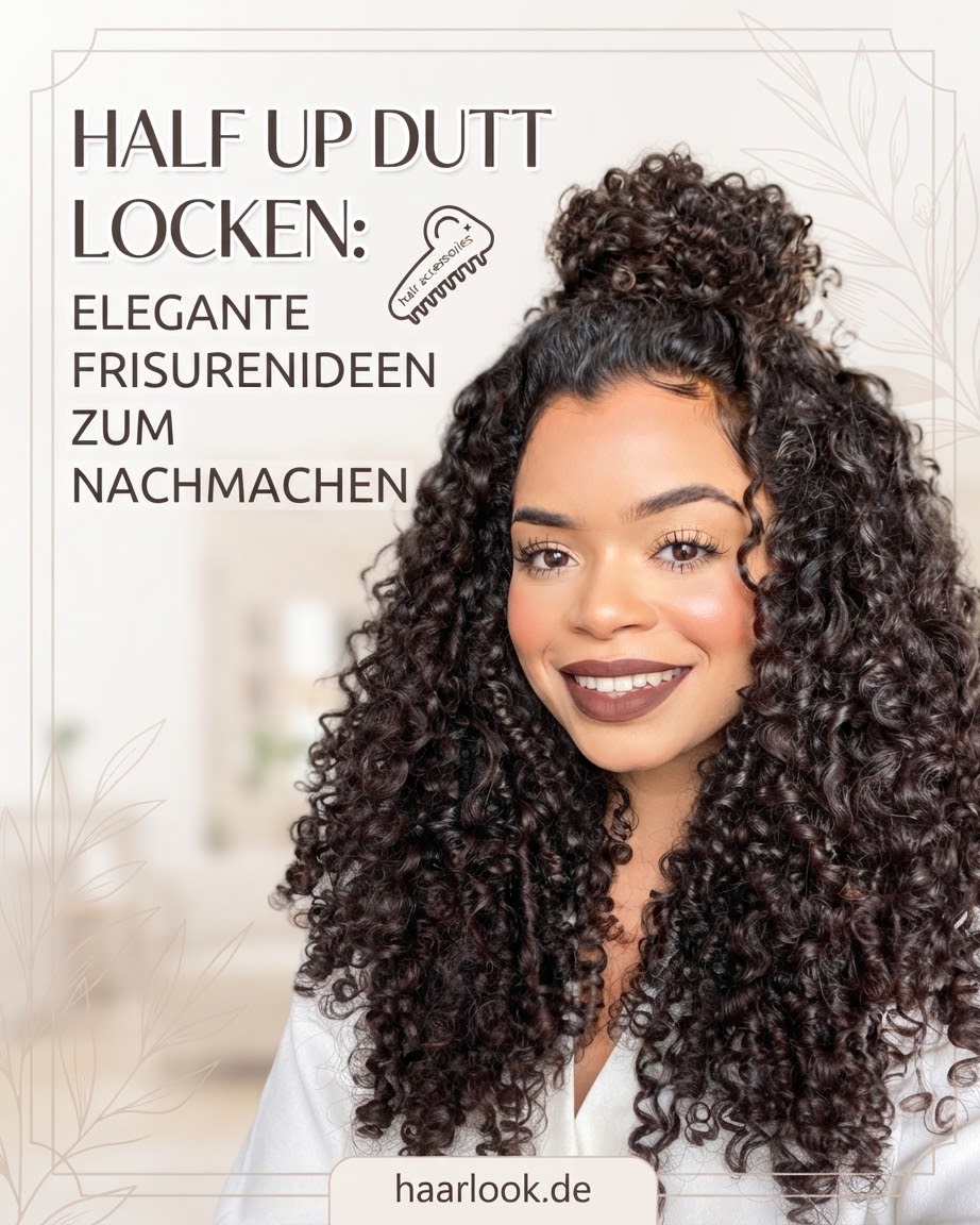 Half Up Dutt Locken: Elegante Frisurenideen zum Nachmachen