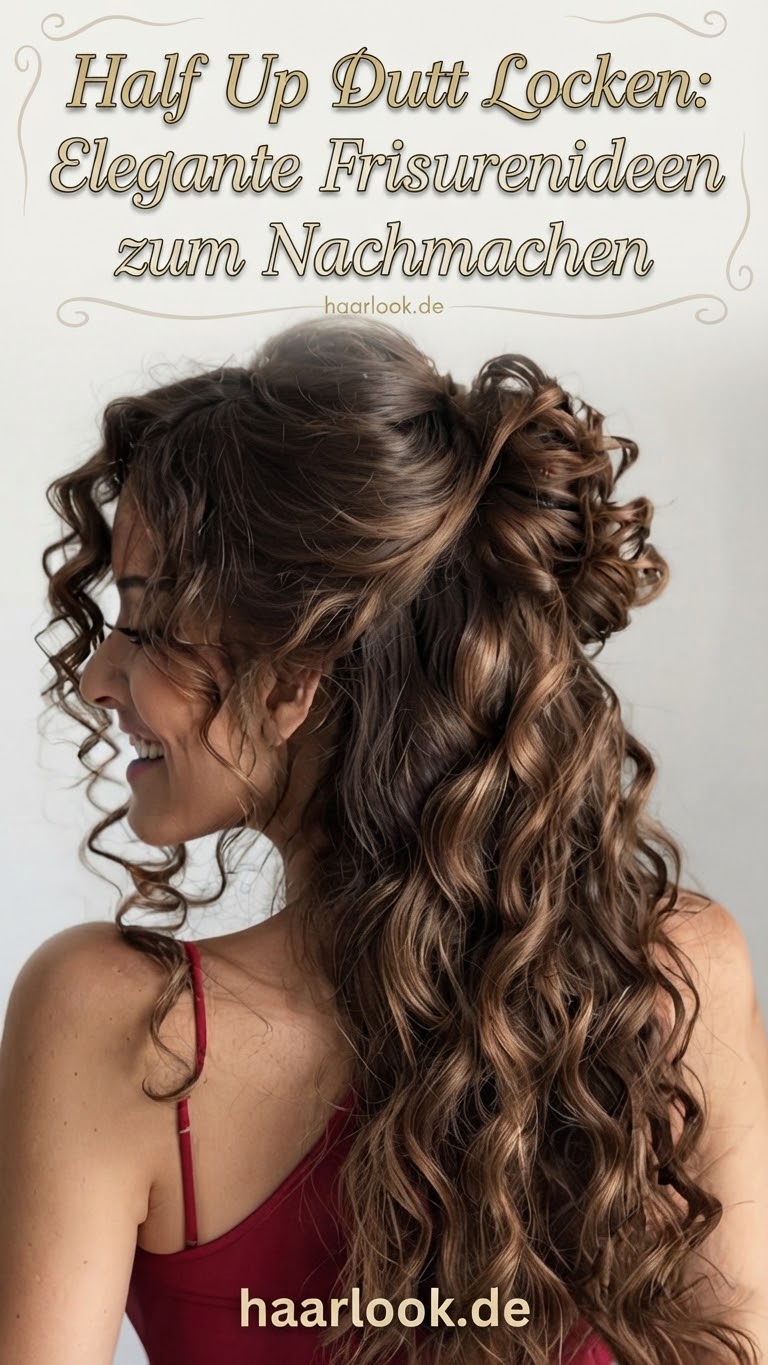 Half Up Dutt Locken: Elegante Frisurenideen zum Nachmachen