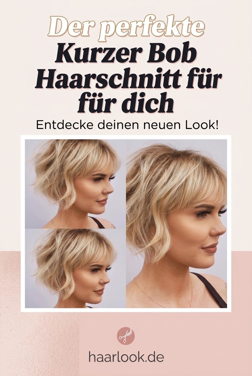 Der perfekte Kurzer Bob Haarschnitt für dich