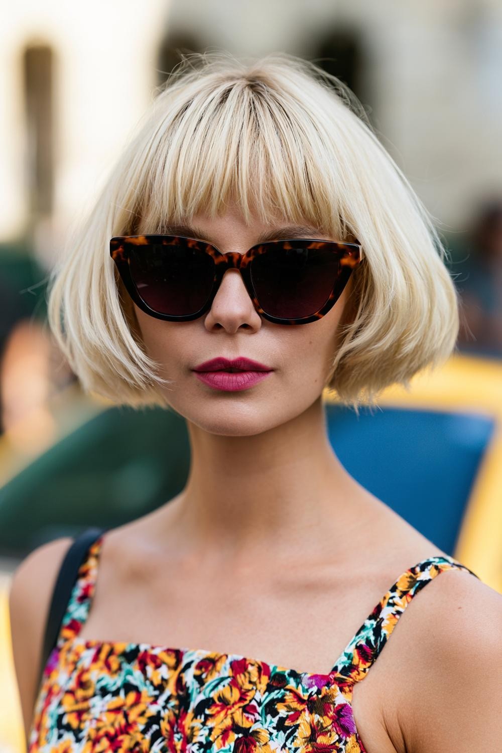 Sonnenbrille trifft Pony