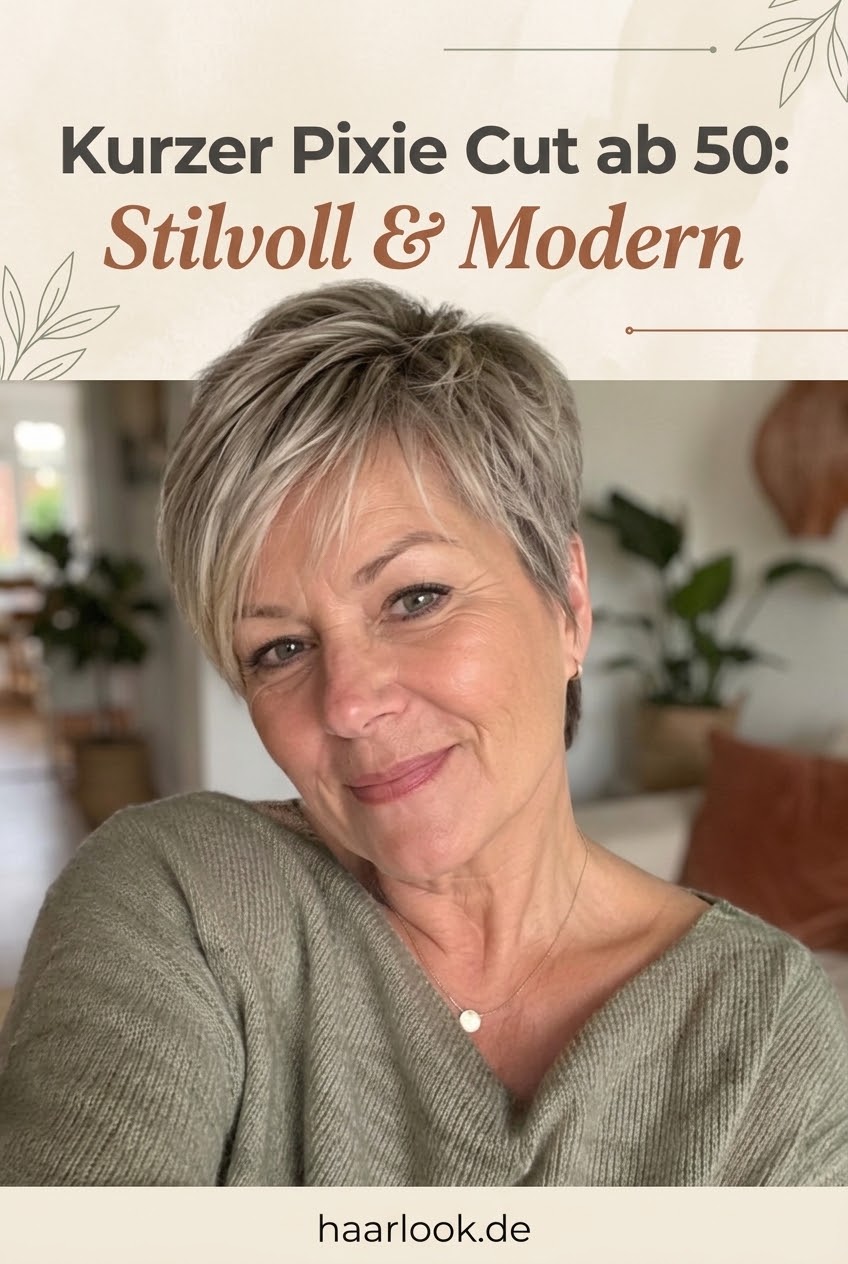 Kurzer Pixie Cut ab 50: Stilvoll & Modern