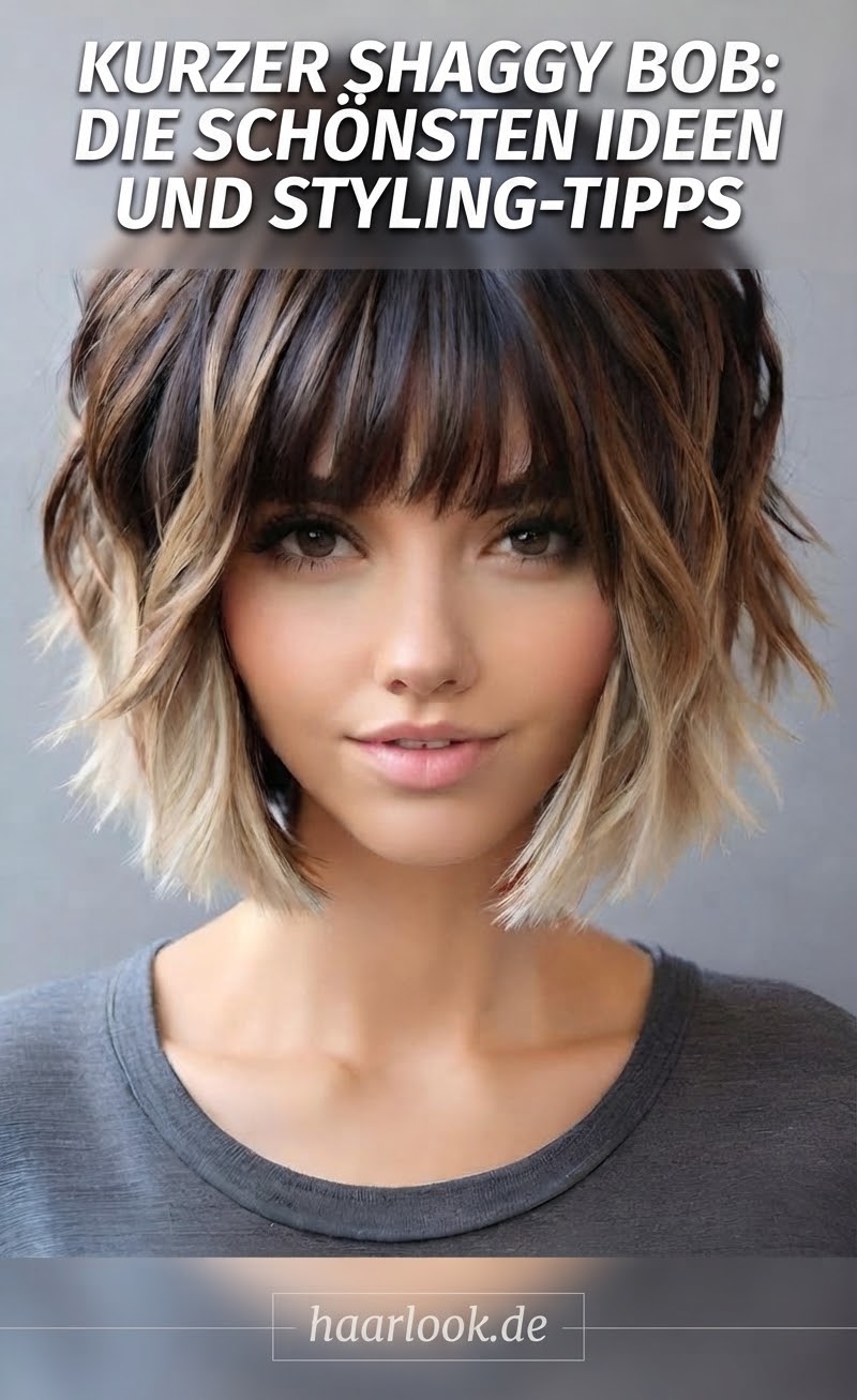 Kurzer Shaggy Bob: Die schönsten Ideen und Styling-Tipps