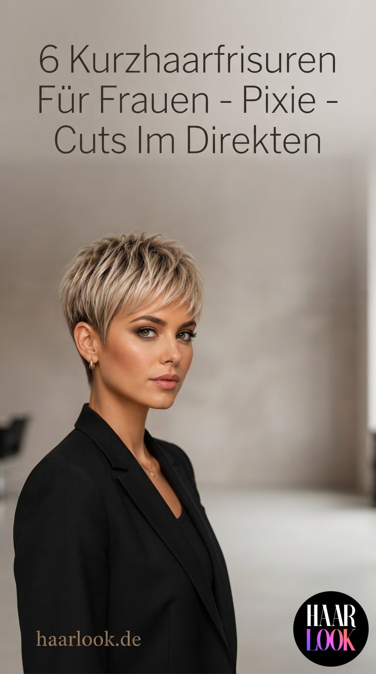 6 Kurzhaarfrisuren Für Frauen - Pixie - Cuts Im Direkten