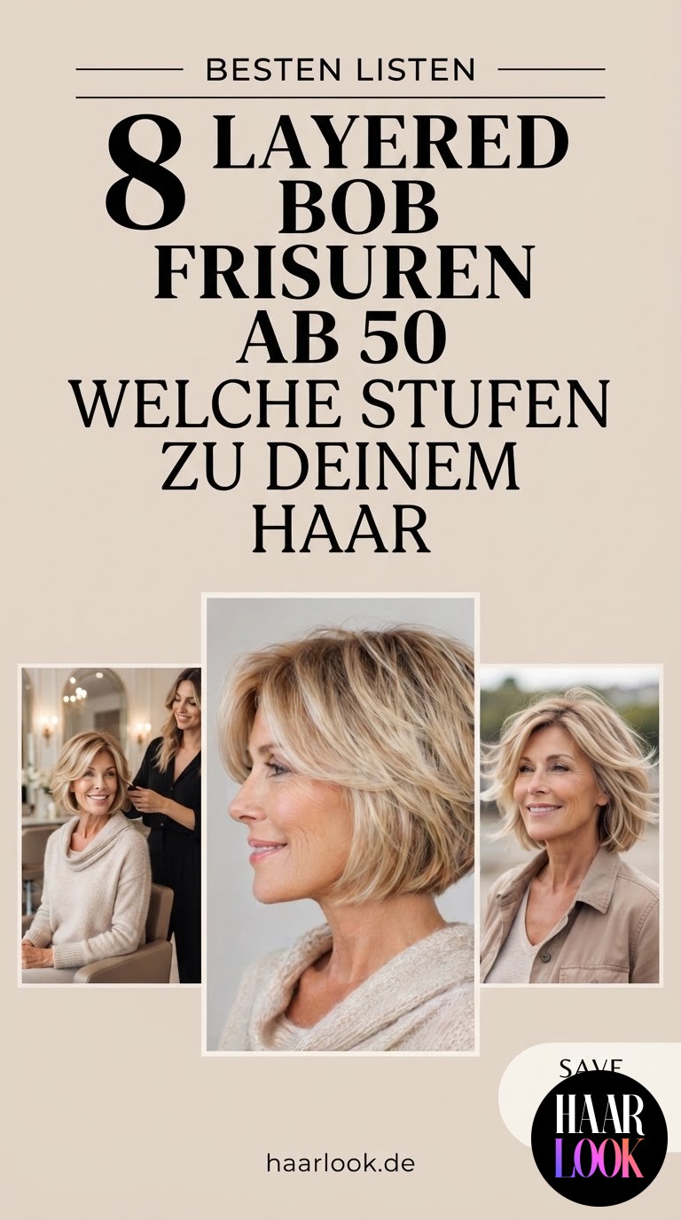 8 Layered Bob Frisuren Ab 50 - Welche Stufen Zu Deinem Haar