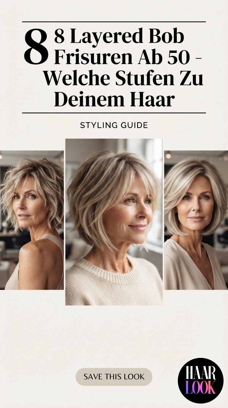 8 Layered Bob Frisuren Ab 50 - Welche Stufen Zu Deinem Haar